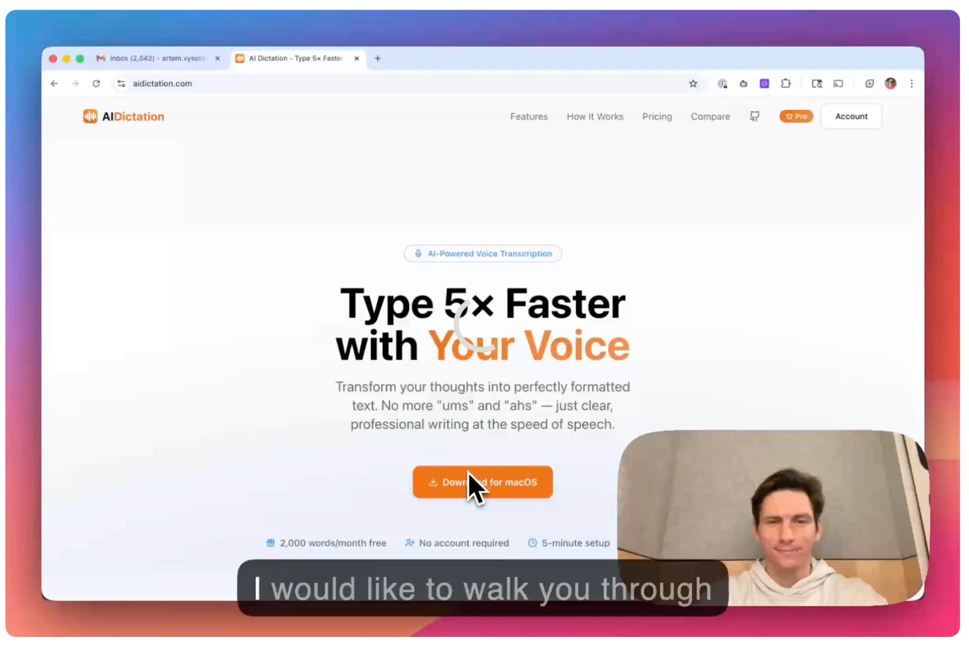 AI Dictation Demo Video