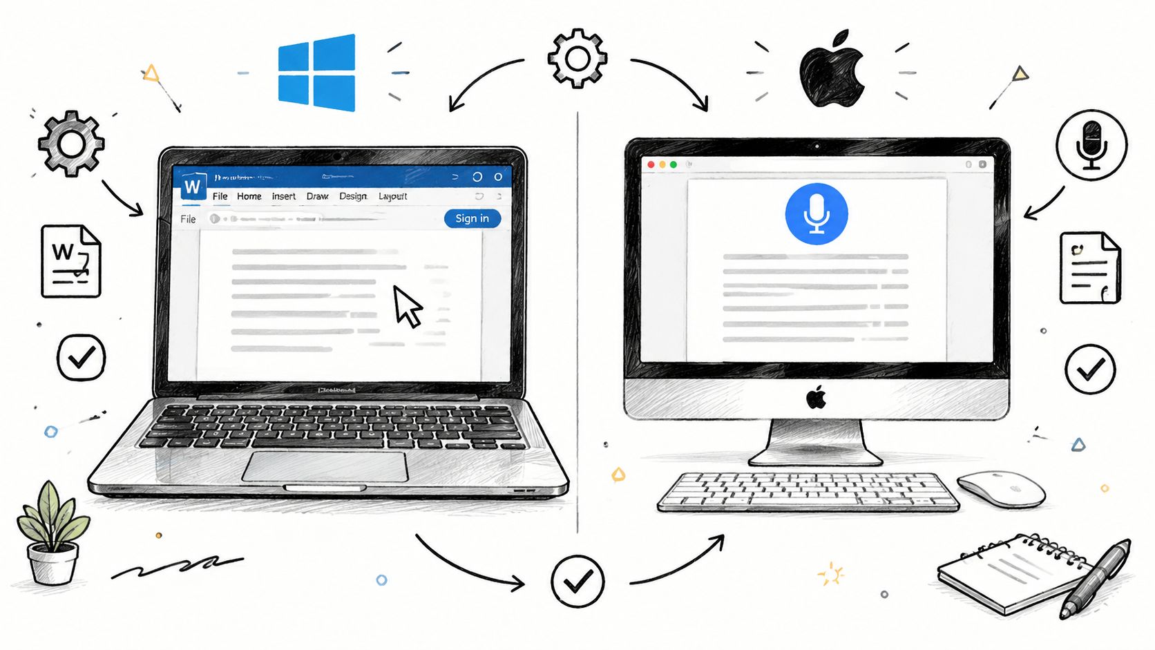 How to Dictate to Word on Mac and Windows