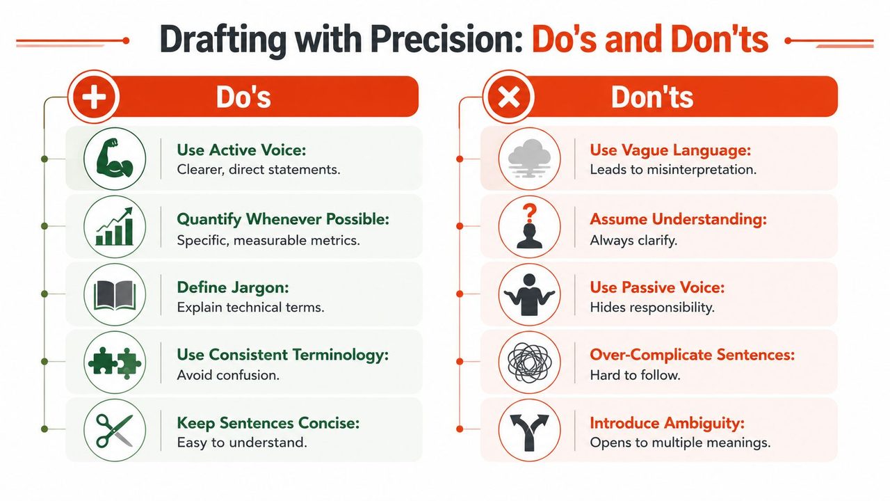 Drafting with Precision and Clarity