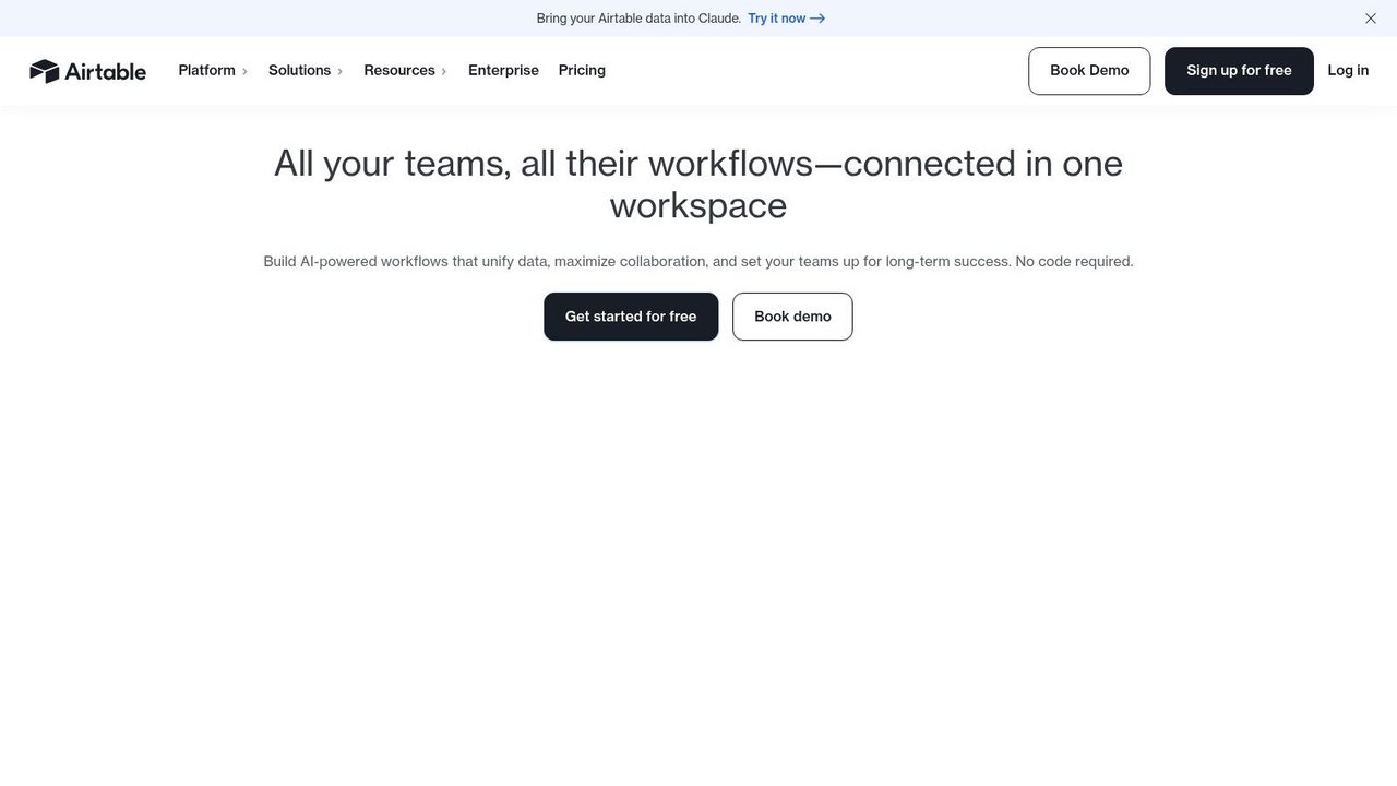 Airtable (with Airtable AI / Assistant and Omni)