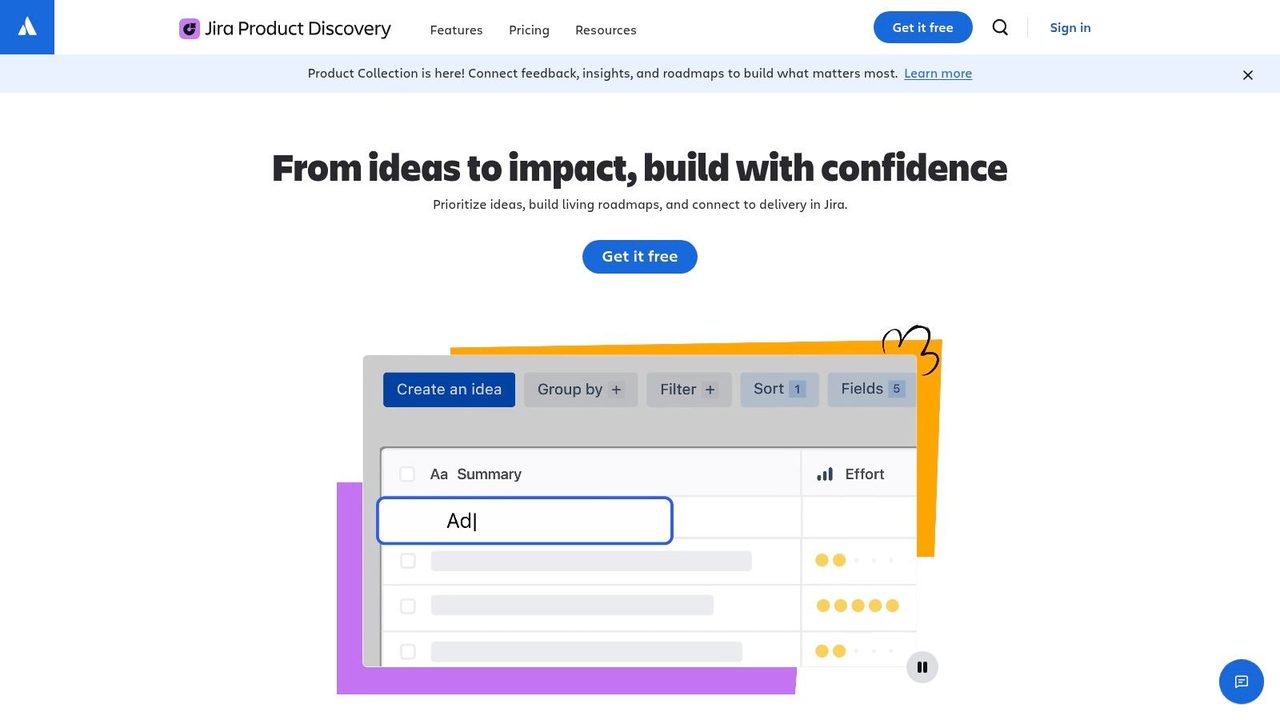 Jira Product Discovery + Atlassian Intelligence / Rovo