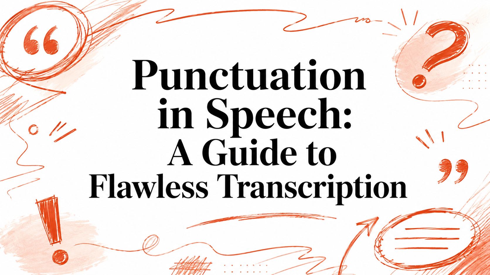 Punctuation in Speech: A Guide to Flawless Transcription