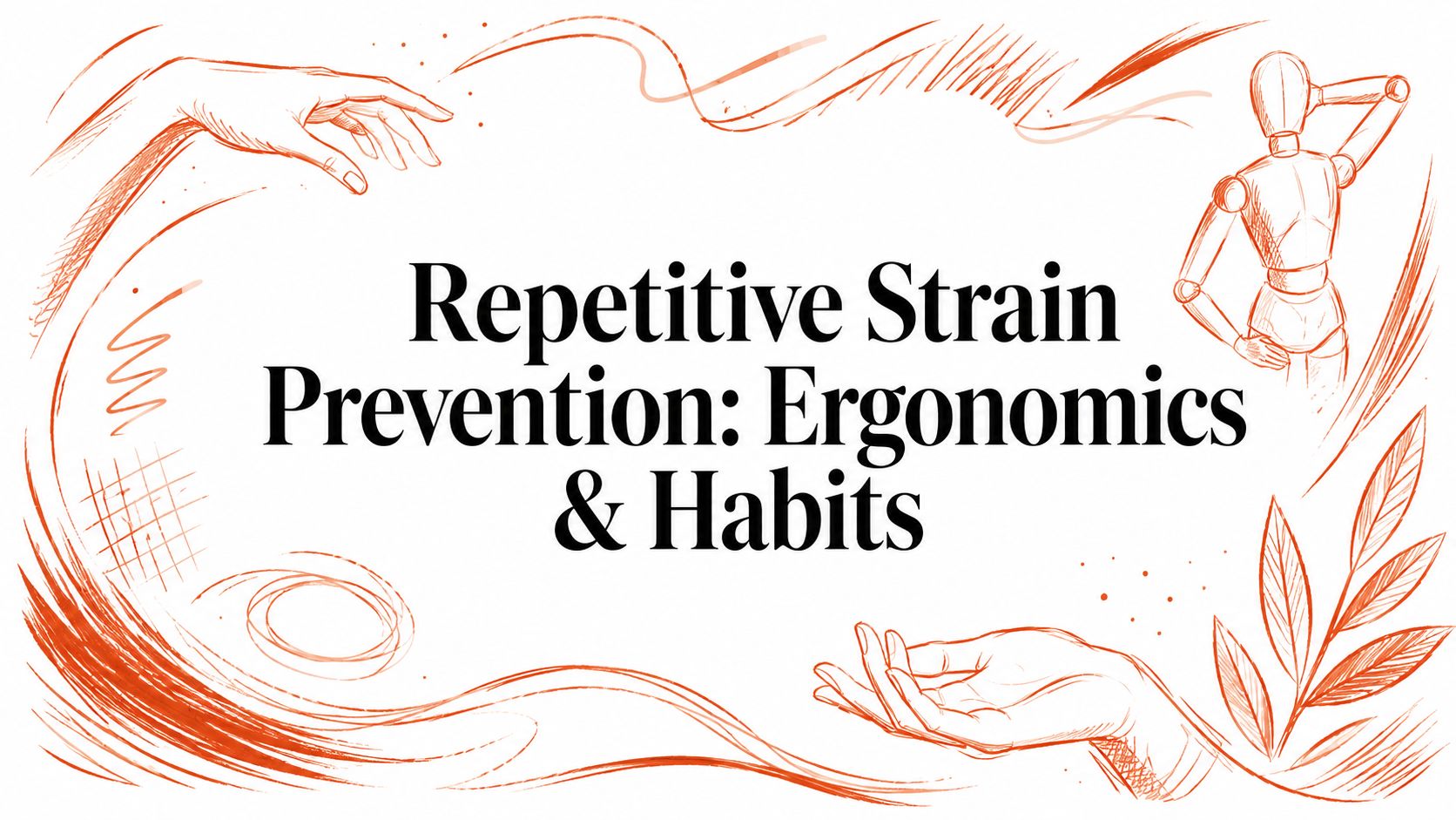 Repetitive Strain Prevention: Ergonomics & Habits