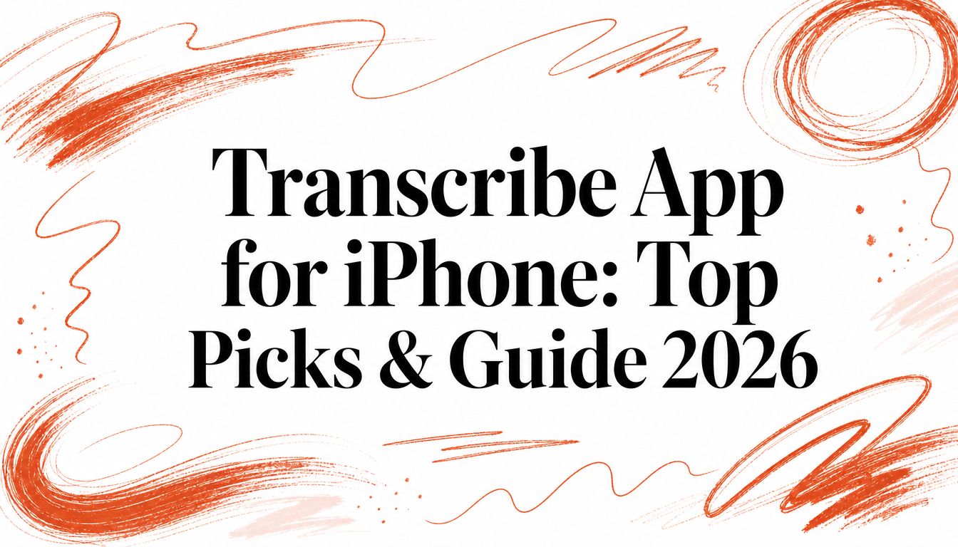 Transcribe App for iPhone: Top Picks & Guide 2026