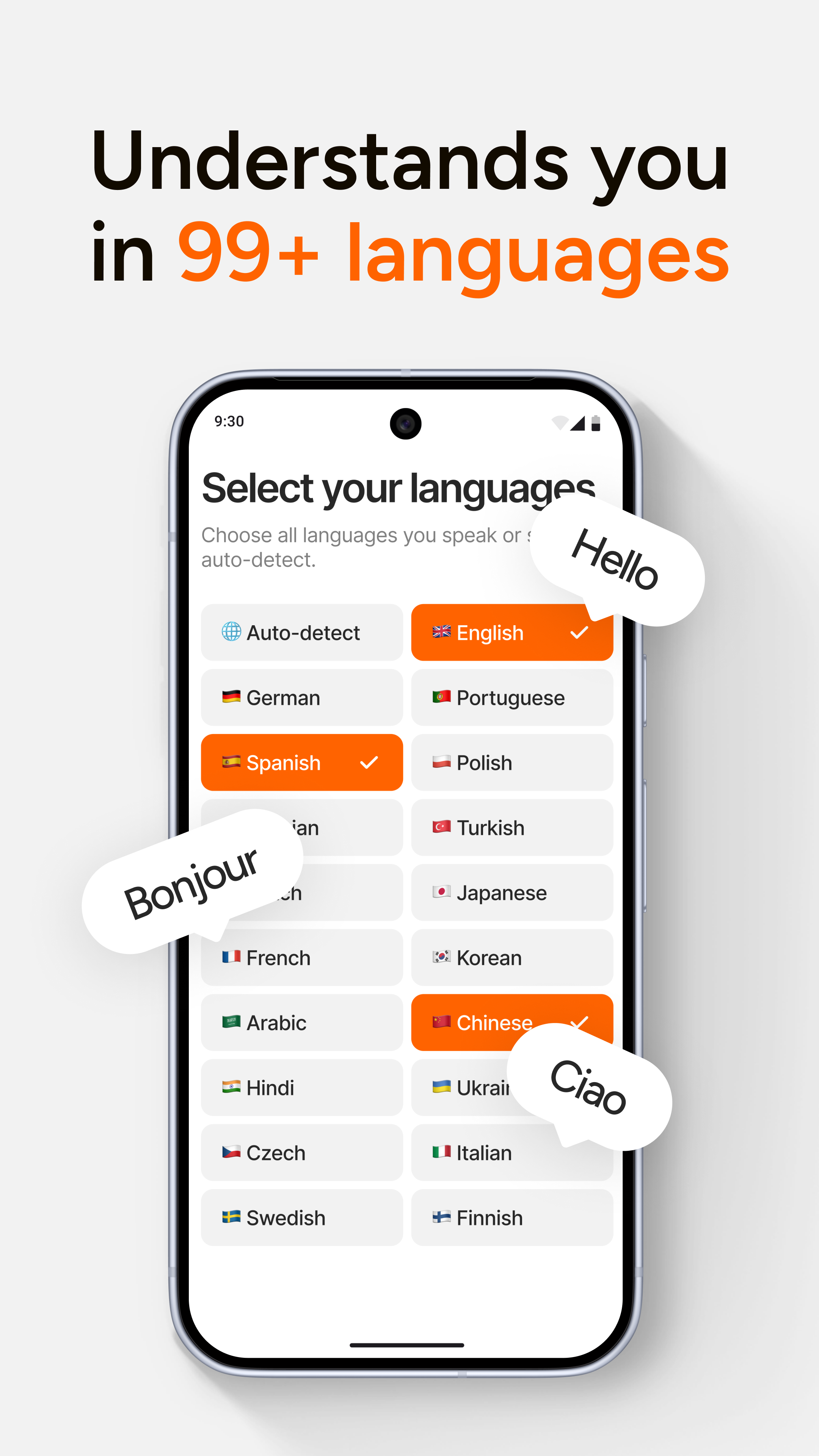 AI Dictation Android Early Access speak freely screen